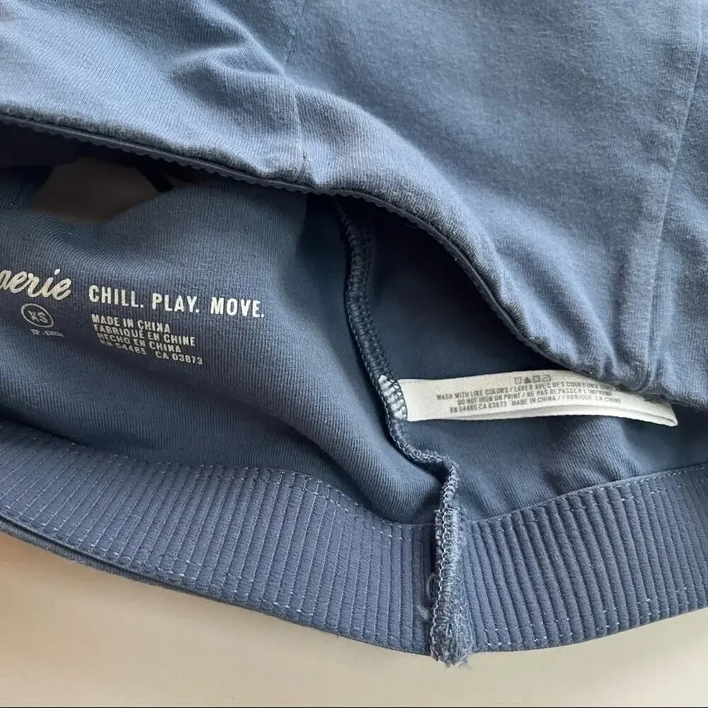 AERIE Longline High Neck Sports Bra Tie Dye - Picture 5 of 5